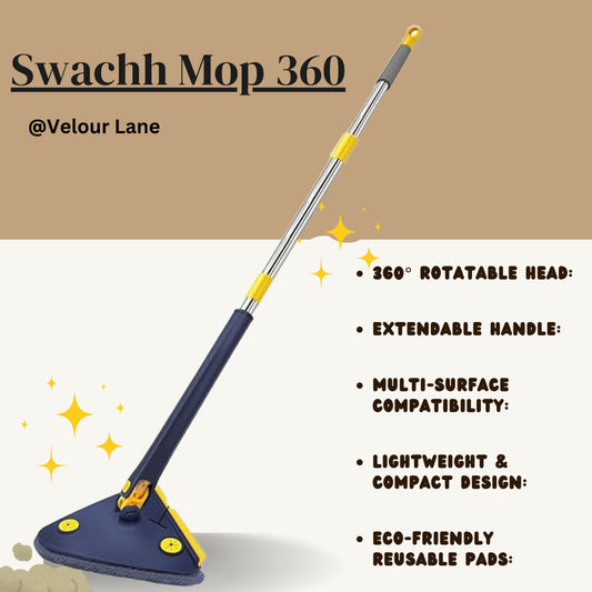 SwachhMop 360 (Triangle Cleaning Mop)